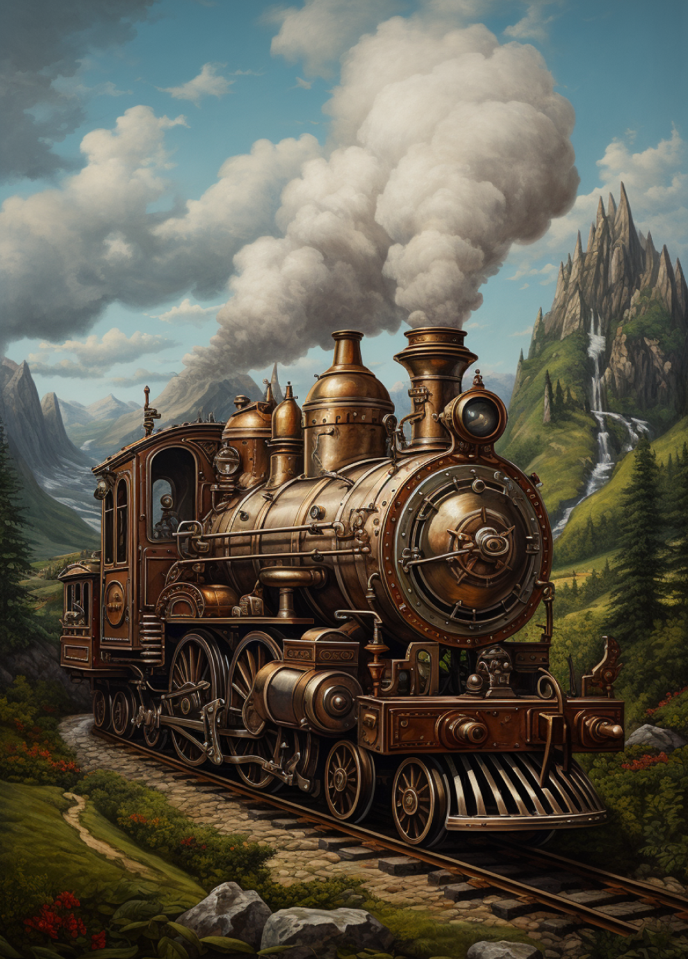 Самоуправляемый паровоз